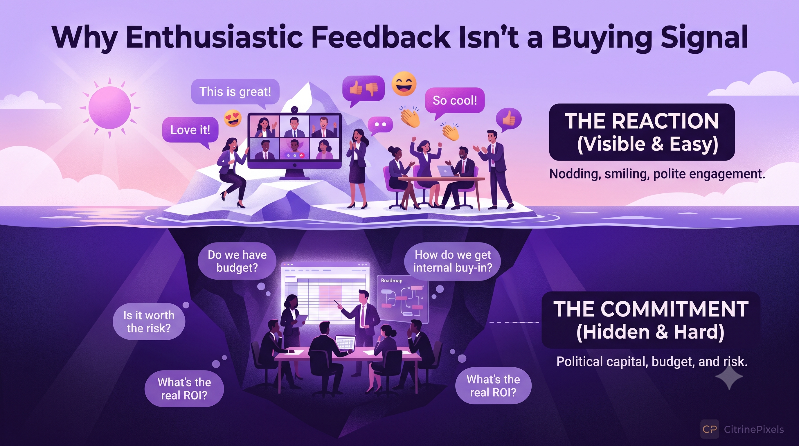 Why Enthusiastic Feedback Isn't a Buying Signal